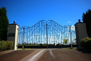 Wrought Iron Gate - Art Nouveau